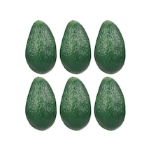 Yapay Meyve Avokado Fake Fruit 6 Lı Paket
