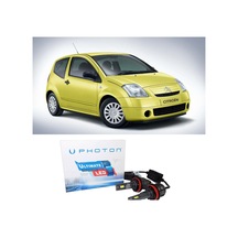 Citroen C2 Led Xenon Uzun + Kısa Far Ampulü H4 Ultimate Yeni Seri Beyaz