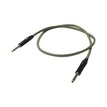 Estello-E1001 C 6 Mt Yeşil 6.3Mm + 6.3Mm Pvc Ve Örgü Ara Kablo