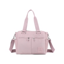 Yeni Moda Kadın Omuz Çantası Yüksek Kalite Büyük Kapasiteli Kadın Crossbody Çanta Kadınlar İçin Suya Dayanıklı Çok Fonksiyonlu Çanta Açık Pembe