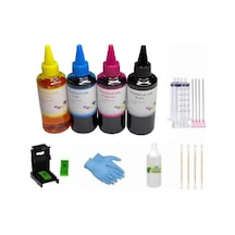 HP 2060 Uyumlu Renkli ve Siyah Kartuş Dolum Seti 4 x 100 ML