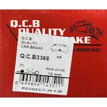 Q.C.B Beşer 3366/18 Ön Fren Balatası J9 18Mm Ym