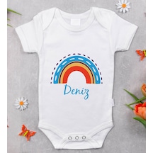 Bitmeyenkartus Bk Kids Isimli Bebek Body Zıbın - Model 1 Beyaz