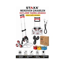 Staxx Ası80mer 80 Kg Merdiven Çıkabilen Katlanır Taşıma Arabası Katlanabilir Yük Ve Koli Arabası