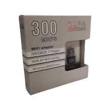 Alfa 300mbps Wireless Usb Wi-fi Adaptör Dongle Network