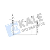 Vw Golf 7 Motor Radyatoru 1.4 Tsi 2015-2018 Czca Kale 363145