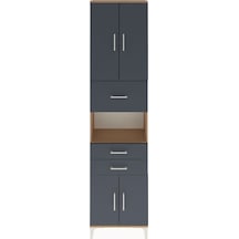 Arges Dolap 3 Raflı 3 Çekmeceli 4 Kapaklı 60x30x243 Çam-antrasit Atlas Çam Arges Dolap 3 Raflı 3 Çekmeceli 4 Kapaklı 60x30x243 Çam-antrasit Atlas Çam