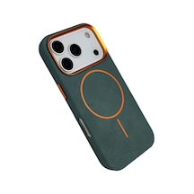 Joko Apple İphone 18 Pro Max/17 Pro Max Luno Deri Magsafe Kapak - Yeşil