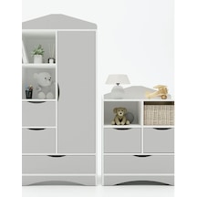 Floradesign Baby Step Çocuk Odası Takımı Gardırop + Şifonyer