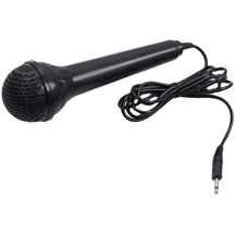 Elektronik Piyano Karaoke Akıllı Telefon Için Mikrofon 3.5mm Jack El Mikrofonu