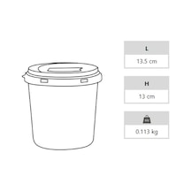 Enfekte Atık Kovası - 1.3 Lt