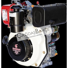 Goldmoto Gm178F-G7 Dizel Motor 7 Hp İpli Krank Mili Konik Kamalı