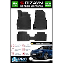 S-dizayn Audi Q6 E-tron 3d Pro Havuzlu Paspas 2025 Üzeri A+ Kalite