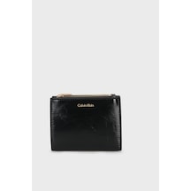 Calvin Klein Logolu Fermuarlı Kartlık Bayan Kartlık Lv04f1166g Ub1 Siyah SİYAH