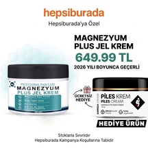 Magnezyum Plus Jel Krem 100 Ml + Piles Krem 100 Gr Hediyesiyle