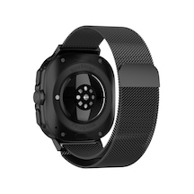 Novstrap Samsung Galaxy Watch Ultra 47 Mm İle Uyumlu Kordon Tam Pimli Metal Hasır Çelik Kayış