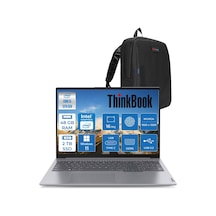 Lenovo ThinkBook 16 G6 IRL 21KH00SXTRP19 i5-13420H 48 GB 2 TB SSD 16" W11P Dizüstü Bilgisayar + Zetta Çanta
