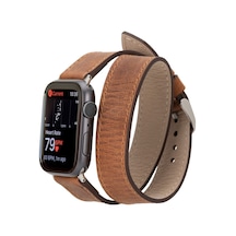 Apple Watch Uyumlu Deri Kordon 42-44-45mm Dt G2 Diğer