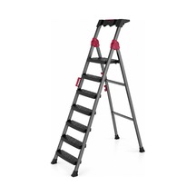 6+1 Basamaklı Metal Merdiven 150kg.taşıma Bx40