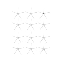 12'li Yan Fırça Takımı Uyumlu Roborock Q7 Max Plus Robot Süpürge