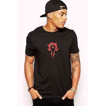 Horde Logo Baskılı Siyah Erkek Tshirt (528603694)