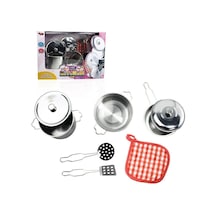 Atf-1818-a 8 Parça Çelik Tencere Tava Set - Uvcu-889645 1 Adet