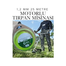 Klc 1.2 Mm 15 Metre Çim Ot Biçme Teli Motorlu Tırpan Yuvarlak Misina Tırpan Misinası