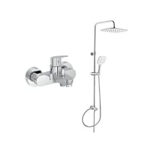 Artema Flow Round Banyo Batarya + Artema A45787 LS20 Joy 3S Robot Duş Takımı Krom