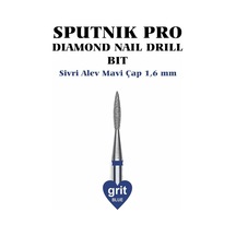Elmas Sivri Alev Freze Mavi Çap 1,6mm