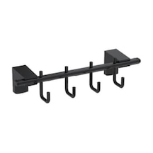 Duxxa F1 Set Askılık 4Lü Mat Siyah