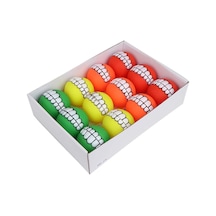 Eastland - 138 - 12'li Plastik Diş Desenli Top Seti Çap - Csmo-tex - 7 Cm