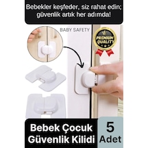 Özel Tasarım Buzdolabı Çekmece Pencere Dolap Sabitleyici 5 Adet Çocuk Bebek Koruyucu Güvenlik Kilidi Çok Renkli
