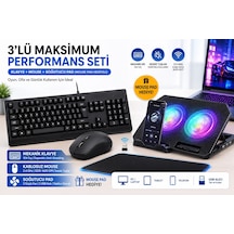 Lenovo Yoga Slim 7 14'' Uyumlu 3'lü Kablosuz Performans Seti Mouse Pad li Diğer