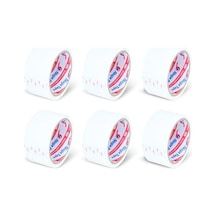 45 Mm X 40 Mt Beyaz Koli Bandı 6 Adet 10