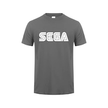 Snapbuy Sega Logo Erkek Pamuk Kısa Kollu Yazlık T-shirt Rahat Tshirt Adam Teesyellow Yellow