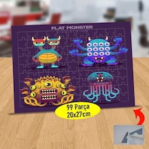Heybetli Yaratıklar 99 Parça Puzzle Yapboz Tablo-23-2147780663
