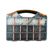 2077 Parça 20 Çeşit Sunta Vidası,dübel ,metrik 3 Mm Civata ,somun