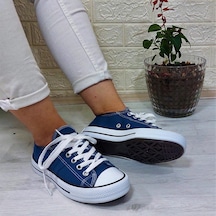 Fiyra 554 Kot Mavi Kısa Unisex Sneaker Keten Spor Ayakkabı 001