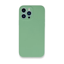 Newface - 128 - iPhone Uyumlu 13 Pro Max Kılıf Lansman Legant Silikon - Csmo-tex - - Yeşil
