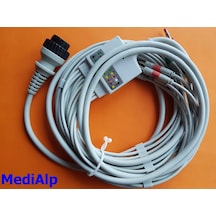Cardioline Ekg Kablosu 10 Lead - 16 Pinli Yuvarlak Soket