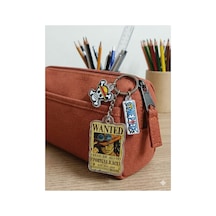 Owl Bag One Piece Wanted Serisi Portgas D. Ace Desenli Acrylic Anahtarlık Çanta Süsü Mıx
