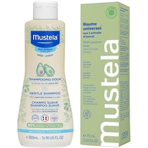 Mustela Gentle Shampoo Papatya Özlü Bebek Şampuanı 500 Ml + 3 Etkili Avokado Balsam 75 Ml