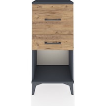 Arges Komodin 2 Çekmeceli 44x30x96 Antrasit-çam Antrasit