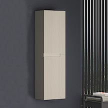 Orka Moonlight 40 Cm Mdf Mat Vizon Banyo Boy Dolabı Krem