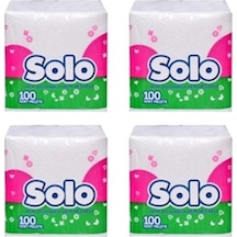 Solo Süper Peçete 100'lü 4 Paket