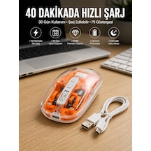 Sessiz Kablosuz Usb Girişli Mouse Fare Yüksek Performanslı Yeni Nesil