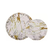 Tulu Porselen Kar Db1255 7 Parça Pasta Seti Çok Renkli