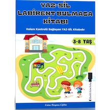 Yaz-sil Labirent Bulmaca Kitabı 34 Süper Labirent Bulmaca