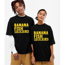 Banana Fish Oversize Tişört Siyah