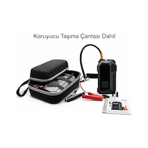 4 İn 1 Akıllı Oto Akü Takviye Cihazı, 16000mah, 12v Dizel/benzinli Araçlar İçin, Hava Kompresör